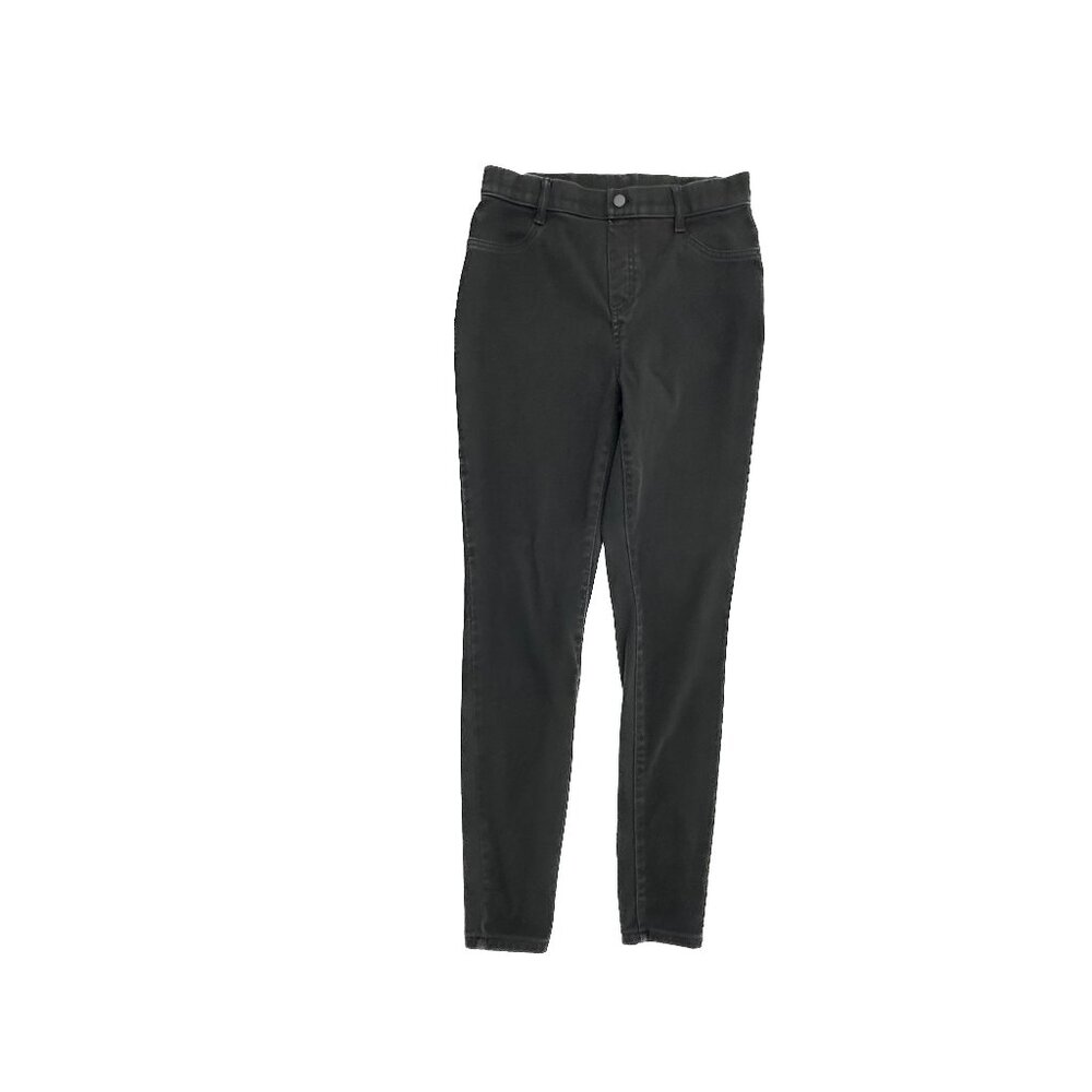 Time and Tru Pull On jegging Women's size M 8 10 Black Denim Jeans